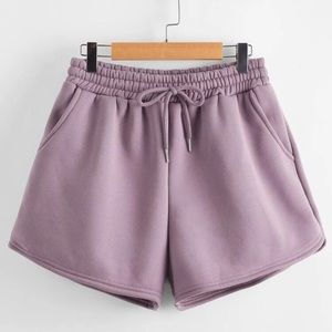 Shein Purple Sweat Shorts